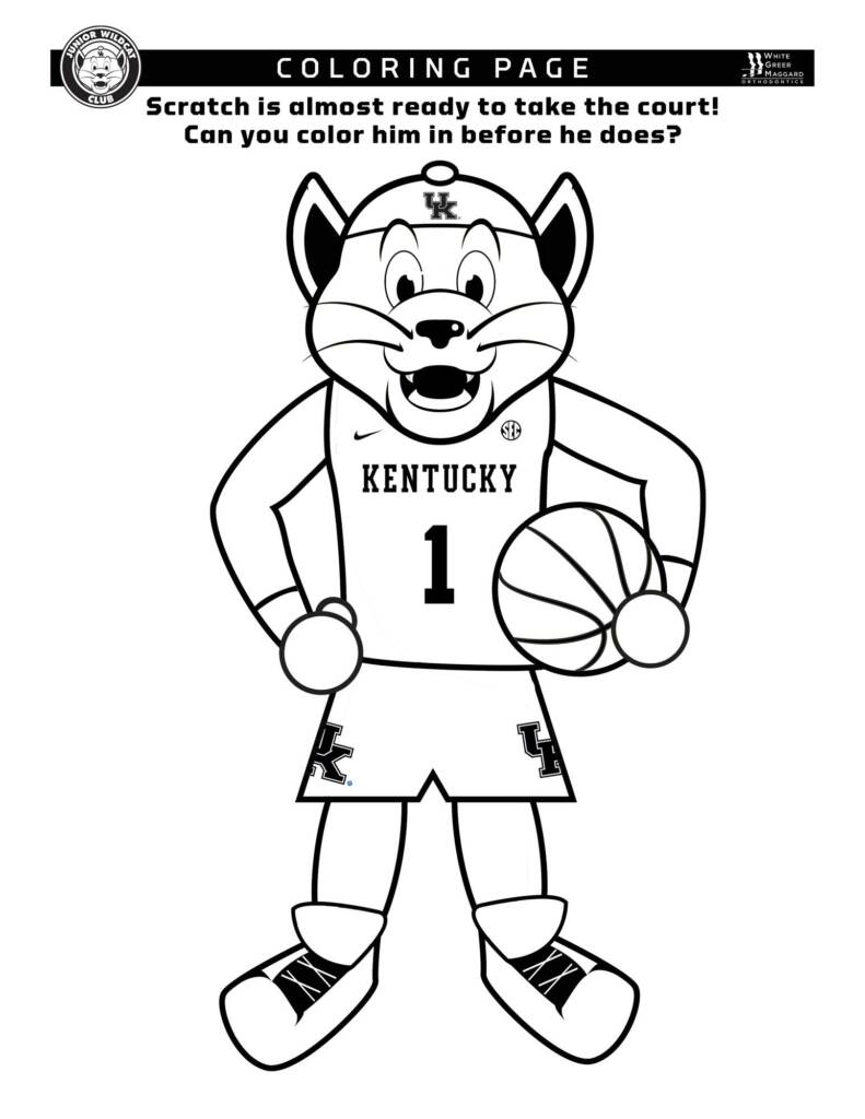 college mascot coloring pages