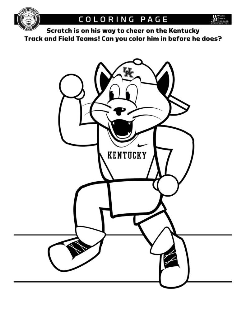 college mascot coloring pages