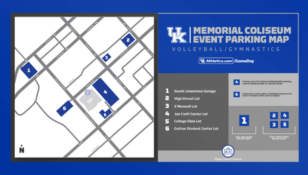 Volleyball Parking Map 2020