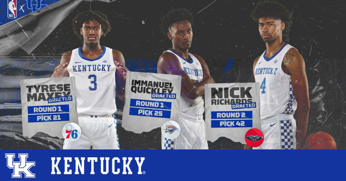 Three Wildcats Selected in the 2020 NBA Draft – UK Athletics