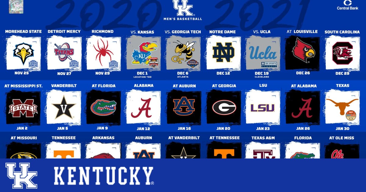 Kentucky Men’s Basketball Unveils 2020-21 Schedule – UK Athletics