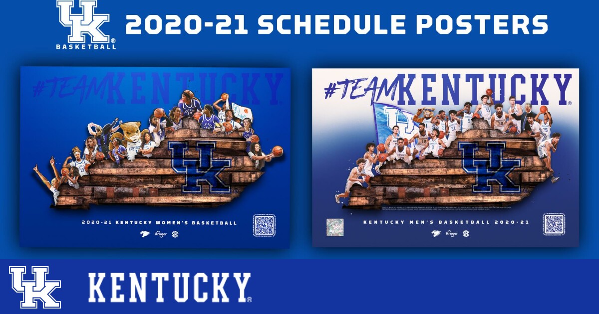 UK men's and women's basketball posters released