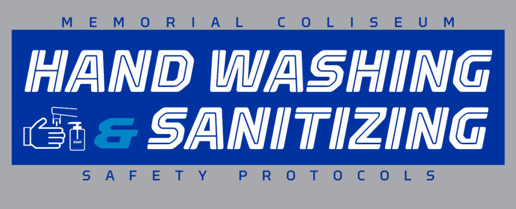 Hand Sanitizing/Washing Memorial Coliseum