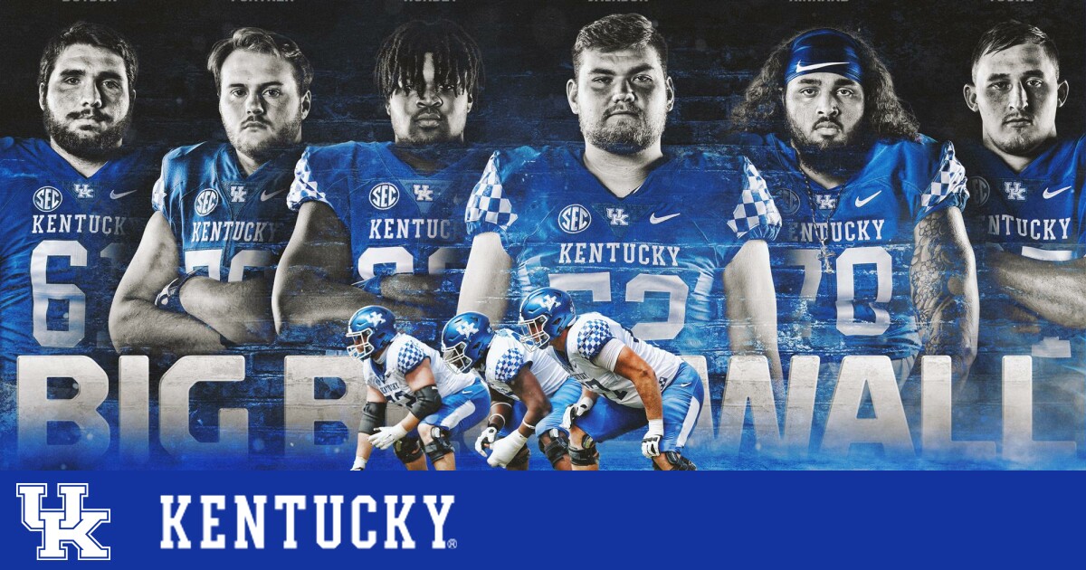 Kentucky Offensive Line Named Semifinalists for Joe Moore Award UK