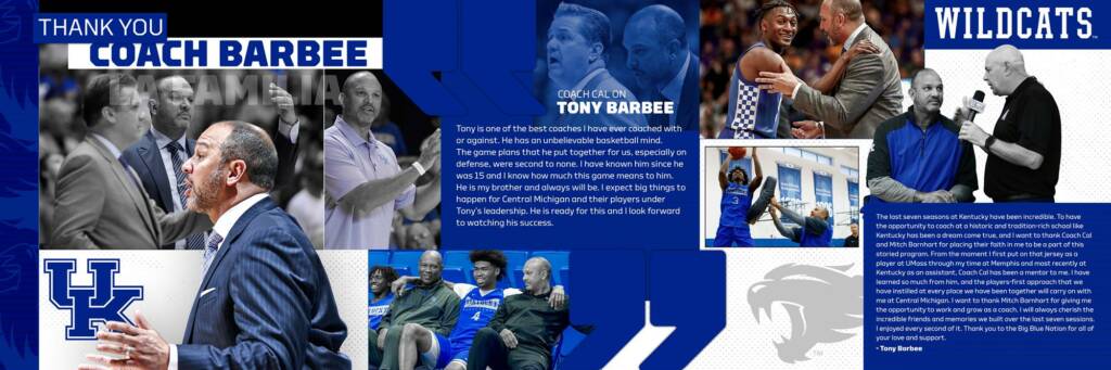 Tony Barbee Thank You Graphic