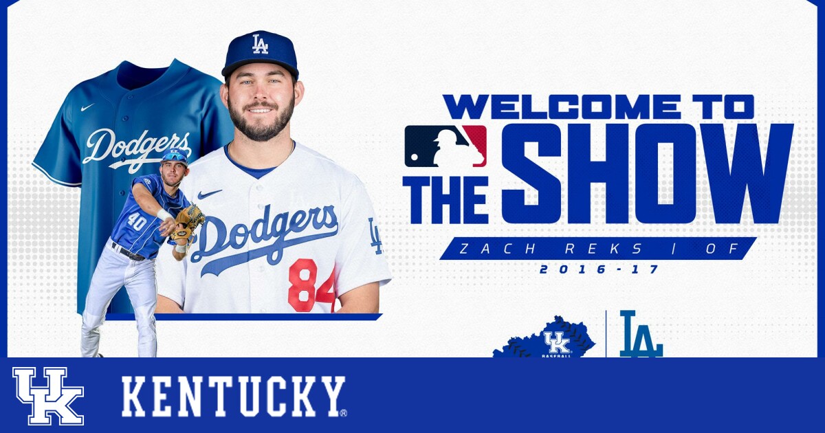 Zach Reks makes MLB debut for Dodgers