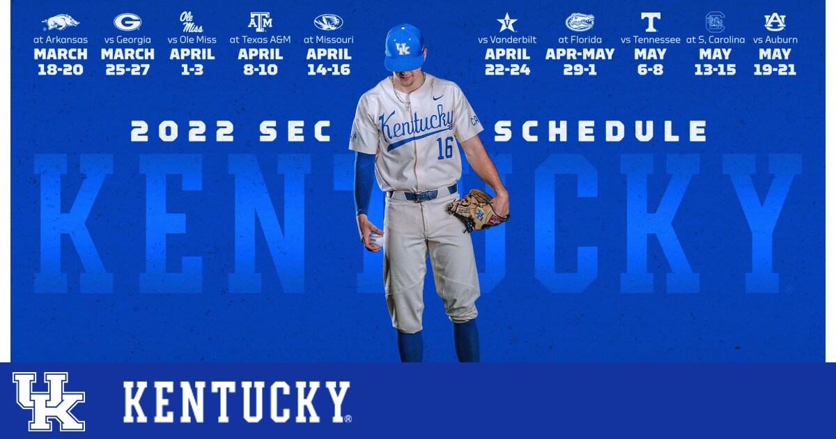 Tennessee baseball's 2022 SEC schedule announced