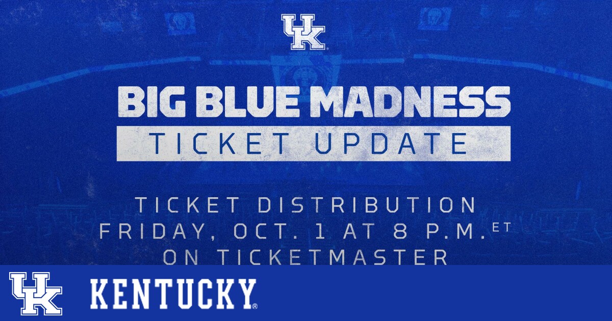 Big Blue Madness Tickets to Be Distributed Online on Friday UK Athletics