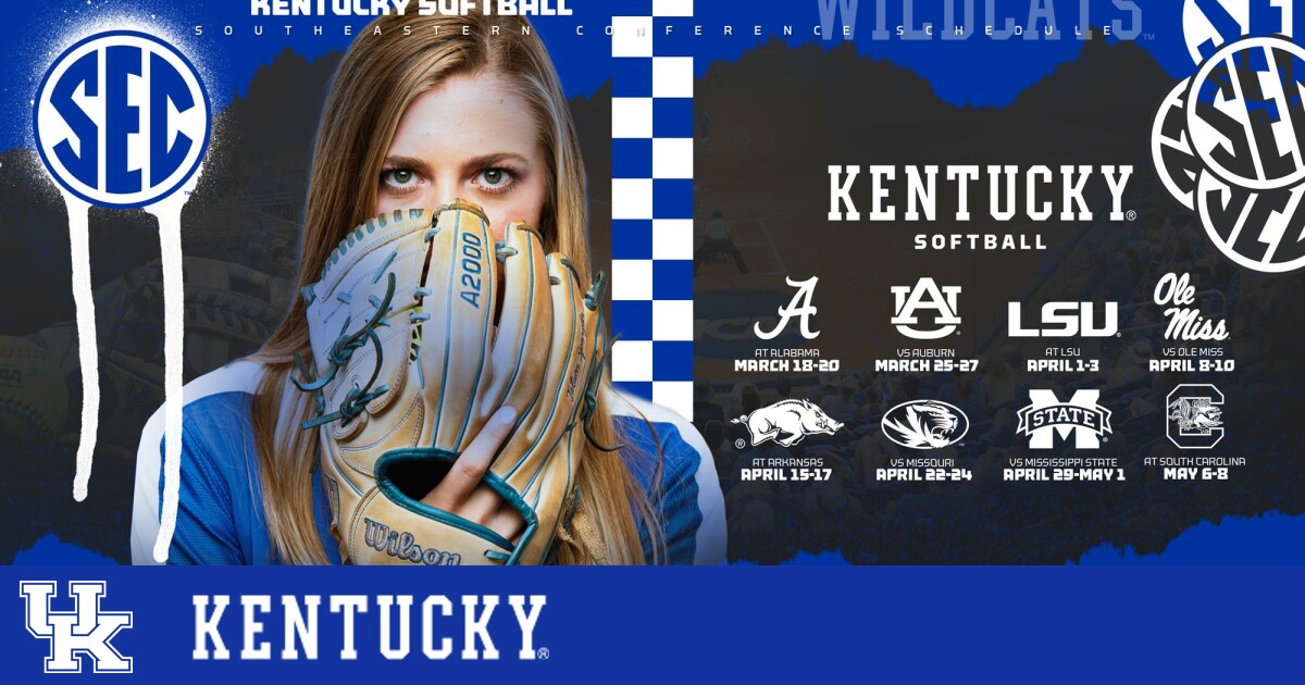 2022 SEC Softball Schedule Released UK Athletics