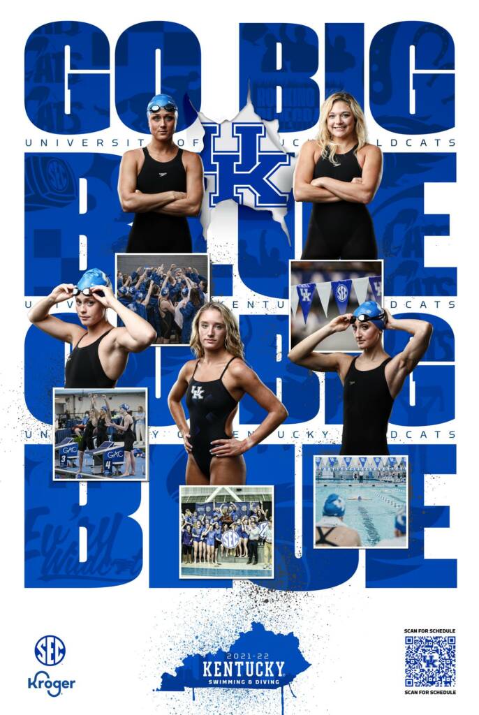 Women's Swimming and Diving Poster 2021-22