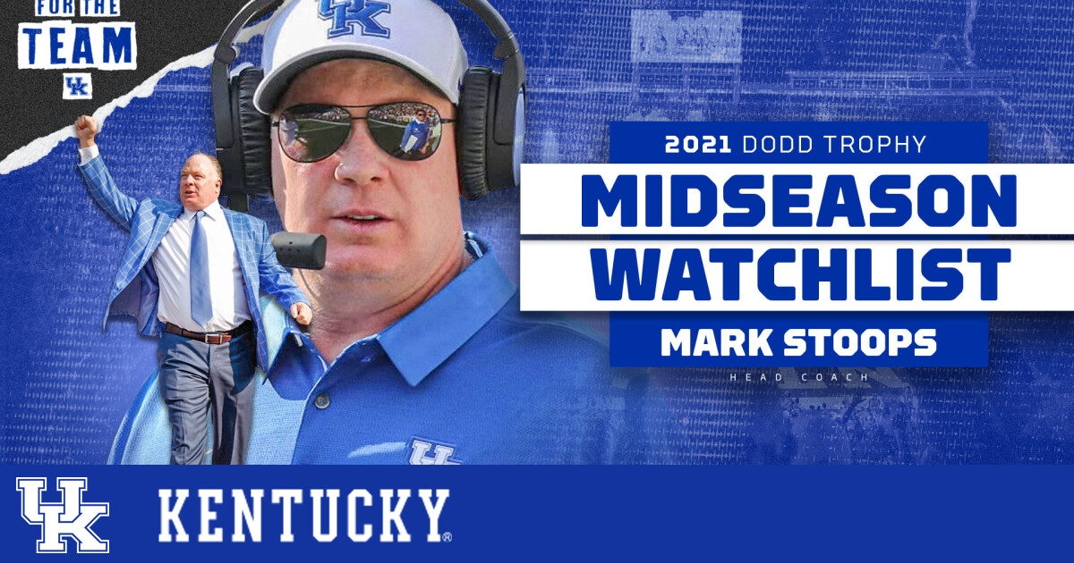 Mark Stoops Named to Dodd Trophy Midseason Watch List UK Athletics