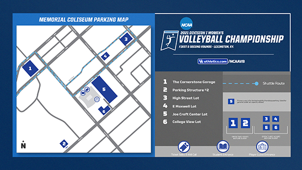 NCAA VB Parking Map 2021