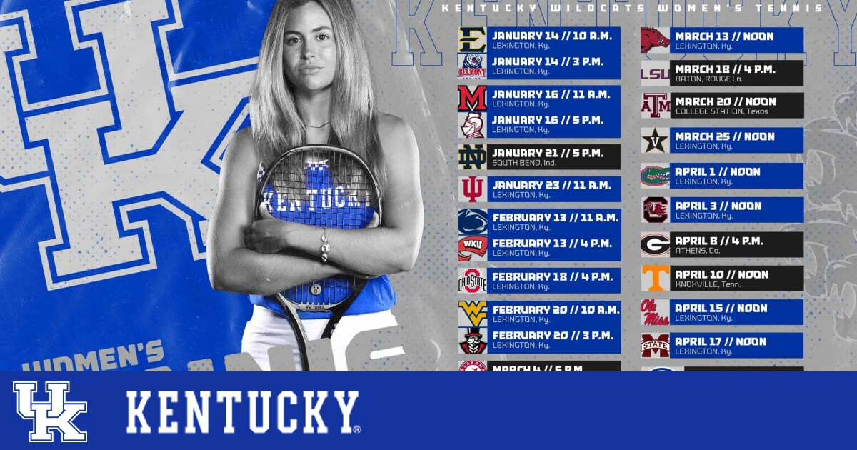 Kentucky Women’s Tennis Unveils 2022 Schedule UK Athletics