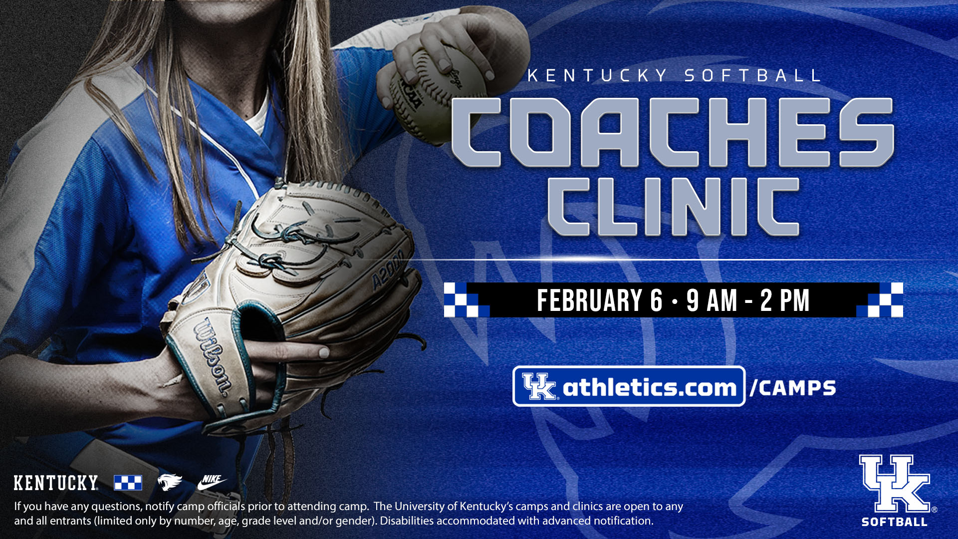 UK Softball January, February Camps UK Athletics