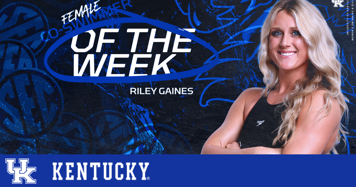 Riley Gaines Named SEC Female CoSwimmer of the Week UK Athletics