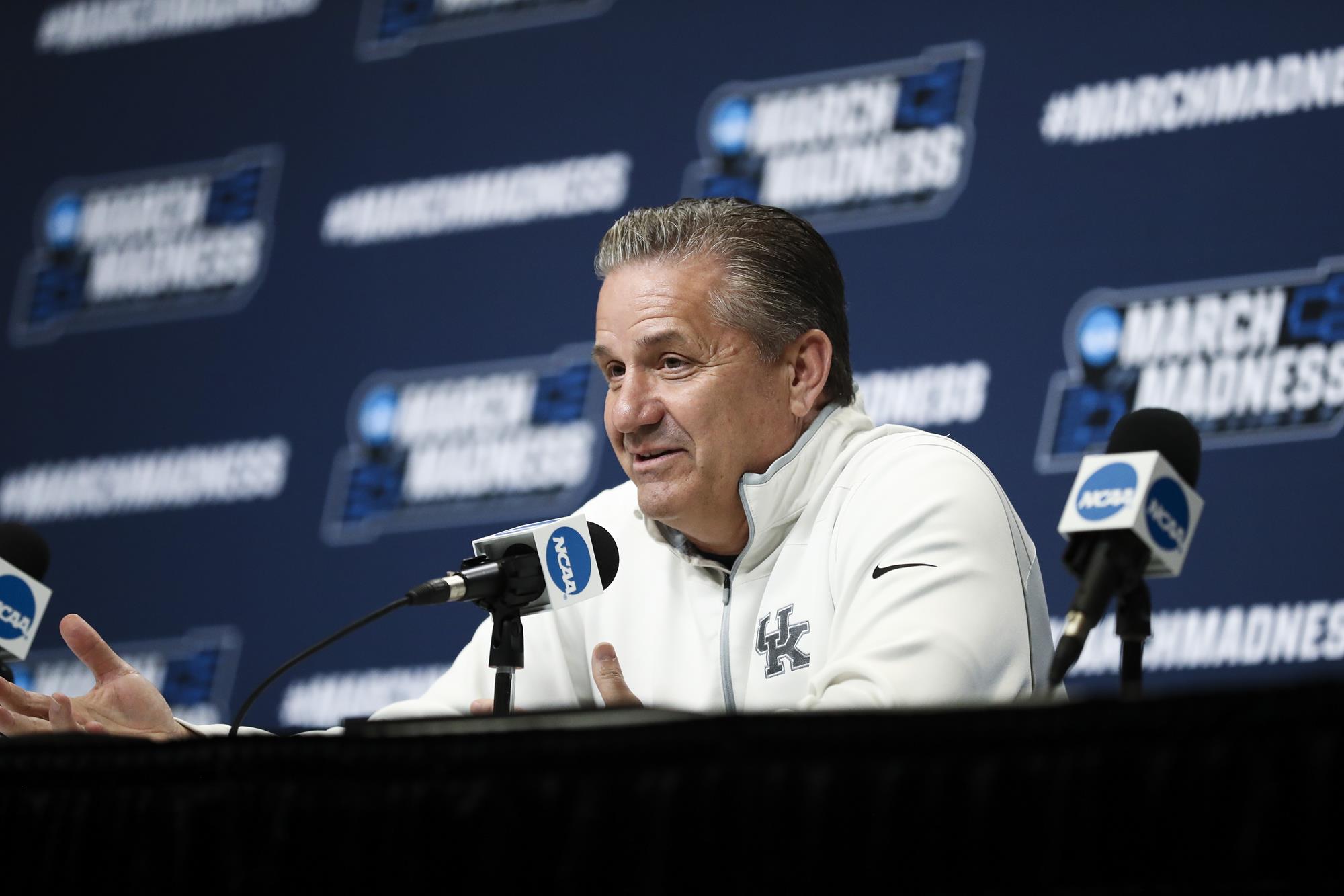 John Calipari.Practice. 2022 NCAA Tournament.Photos by Chet White | UK Athletics