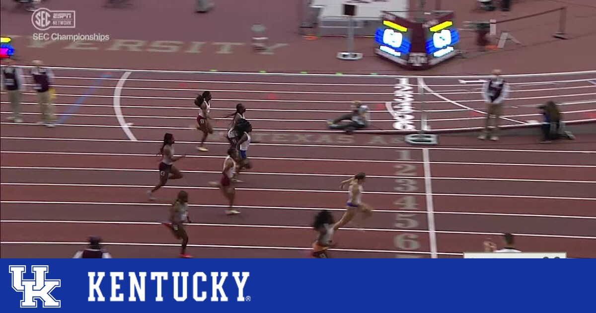 TRACK SEC Championships Friday UK Athletics