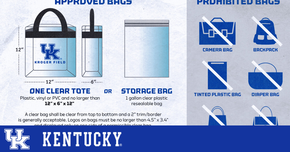 HEADS UP LADIES! You have to bring a clear purse/tote to the UofL game  Saturday