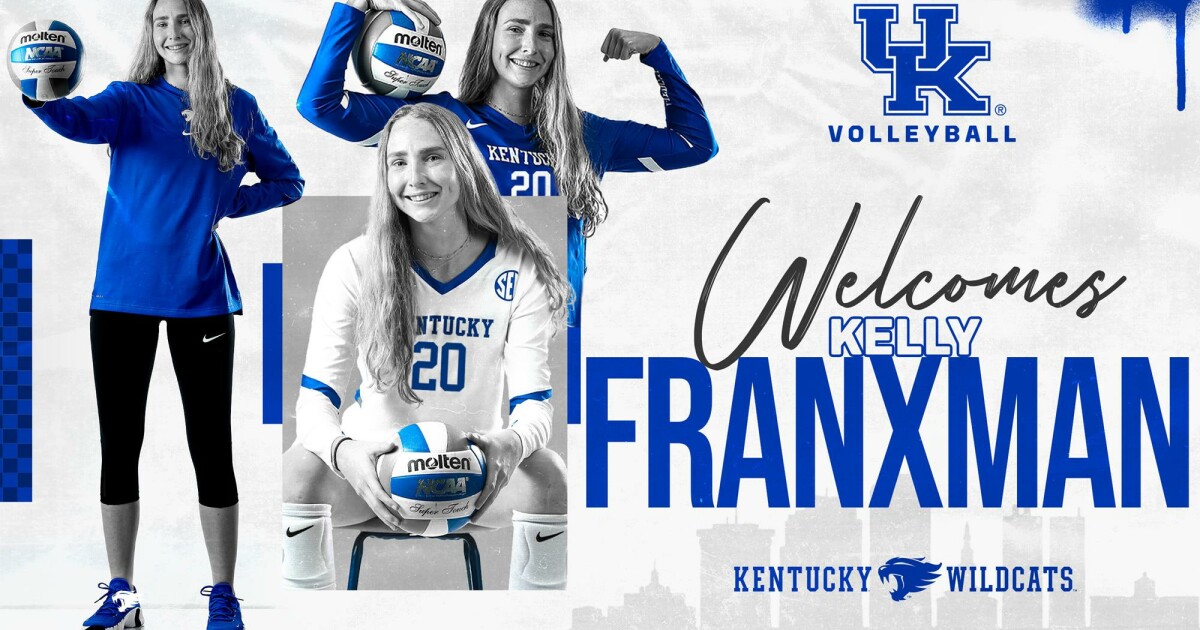 Kentucky Volleyball Adds Transfer Kelly Franxman to 2022 Roster UK