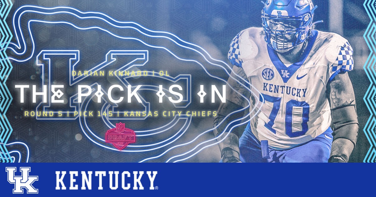Darian Kinnard Selected by Chiefs as 145th Overall Pick in NFL Draft – UK  Athletics