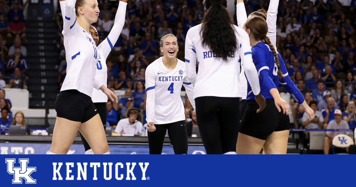 No. 20 Kentucky Wins Tight Sets, Earns Sweep at Georgia