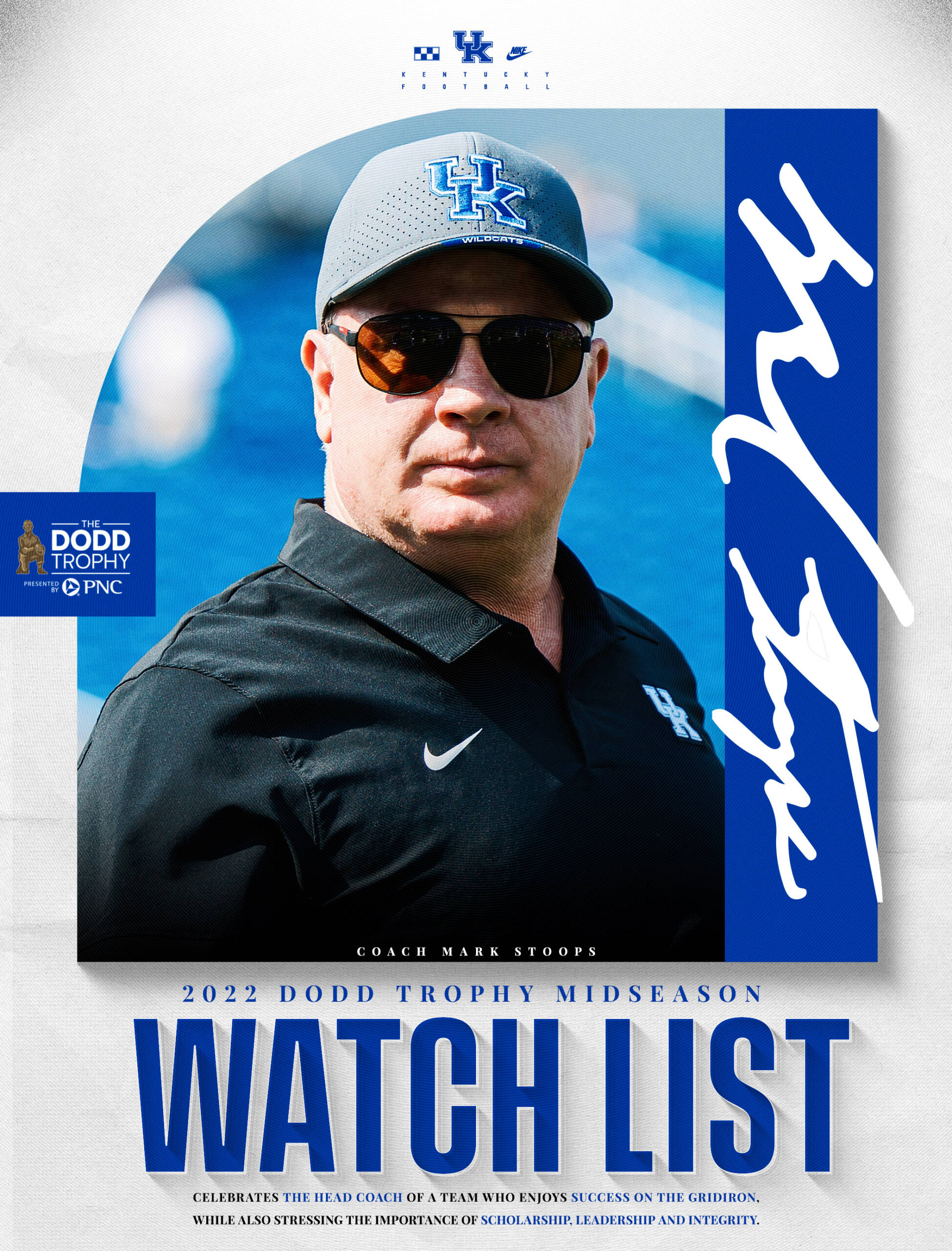 Stoops on Dodd Trophy Midseason Watch List UK Athletics