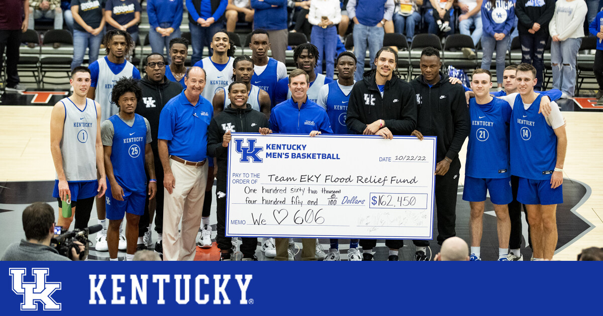 White Tops Blue; Cats Raise over $160,000 for Eastern Kentucky