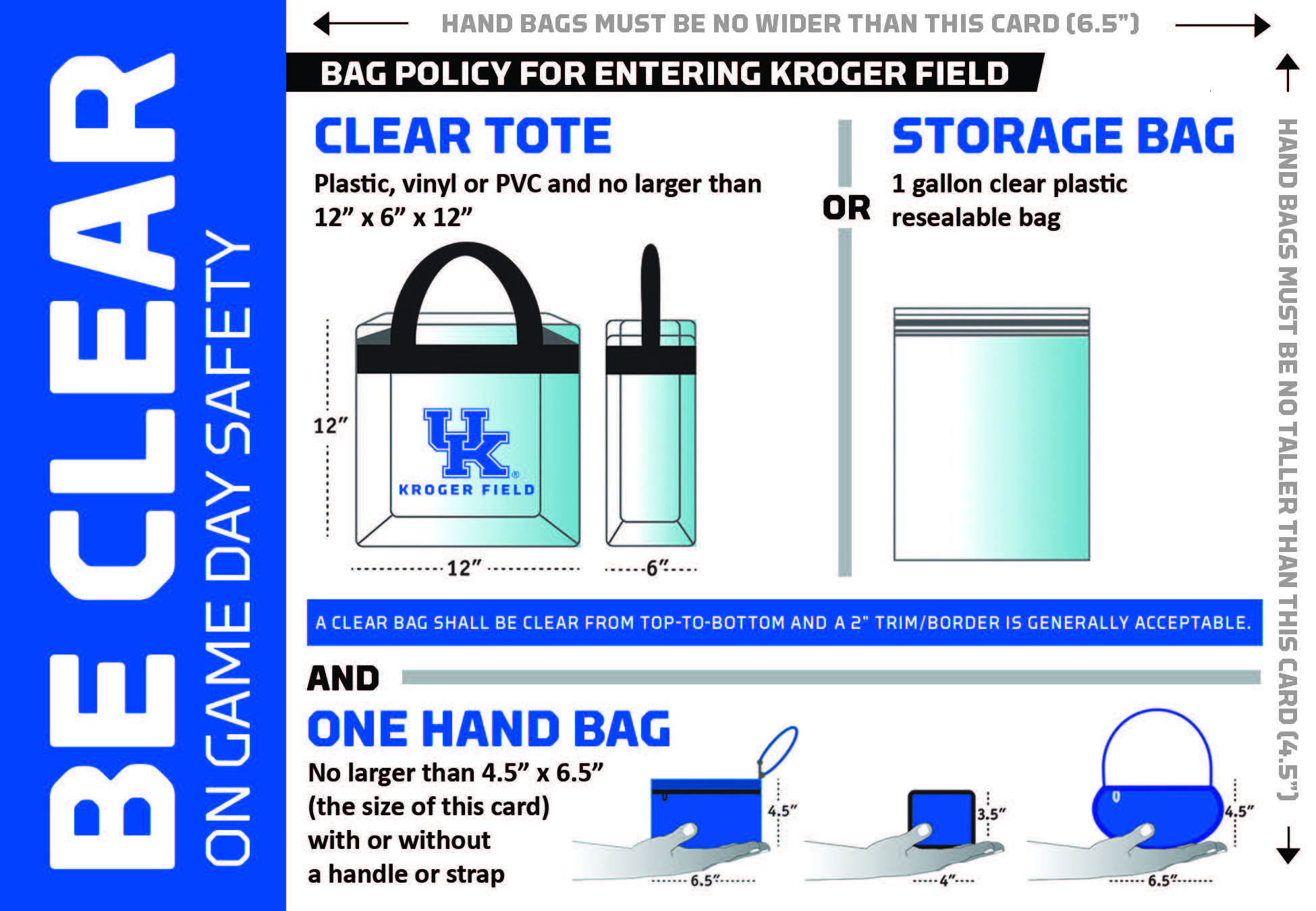 Pac 12 Clear Bag Policy
