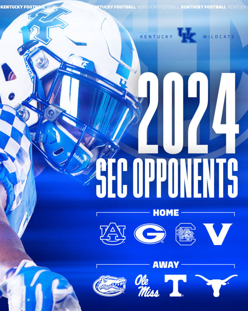 SEC Announces Kentucky Football’s 2024 Conference Opponents UK Athletics
