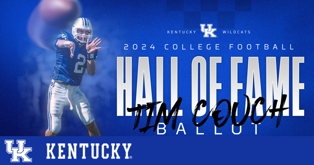 Tim Couch Named to 2024 College Football Hall of Fame Ballot – UK Athletics