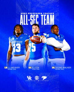 Three Wildcats Named Preseason Coaches All-SEC – UK Athletics