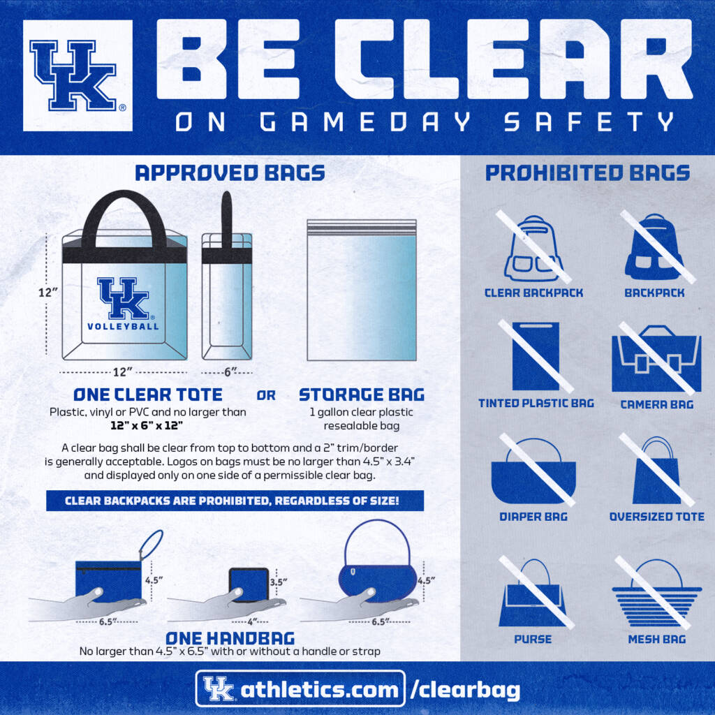 Athletics / Clear Bag Policy