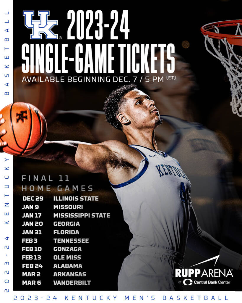 MBB Single-Game Tickets On Sale Dec. 7
