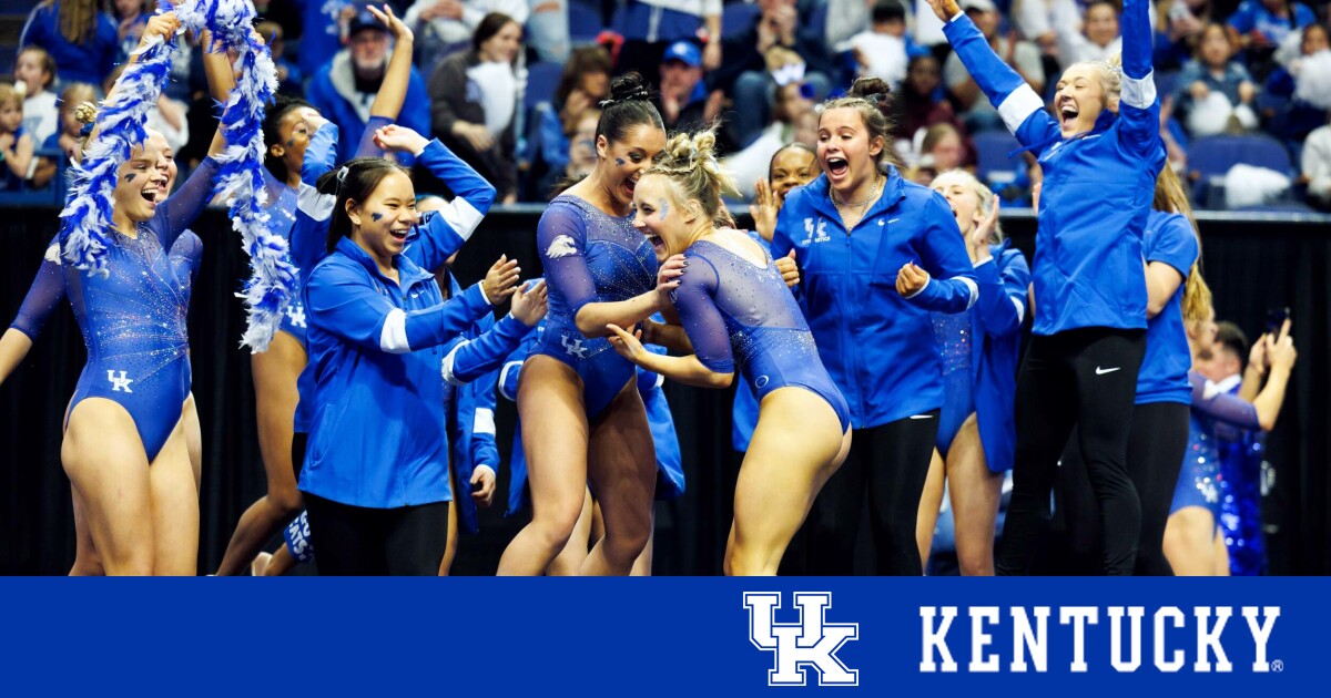 Kentucky Gymnastics Celebrates 50th Anniversary with Program Records and Two Perfect Scores