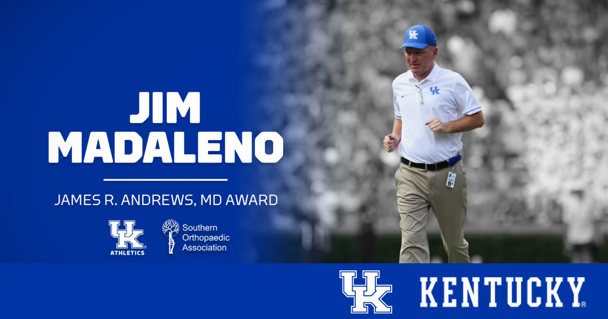 Jim Madaleno Receives Inaugural James R. Andrews Award for Sports Medicine Excellence