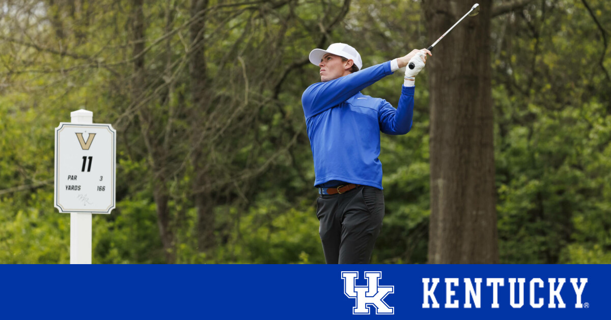 Kentucky Men’s Golf Rises to Ninth with Career-Best Rounds at Mason Rudolph
