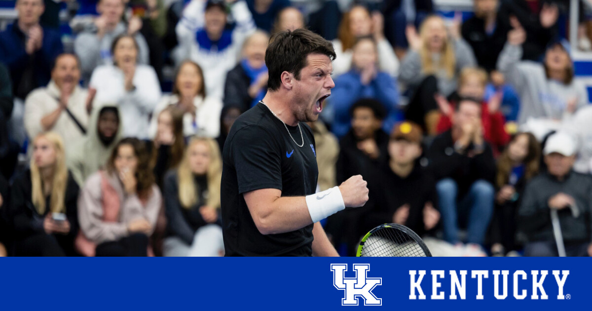 Kentucky Men’s Tennis Secures Share of SEC Crown with Win Over Georgia, Sets Up Showdown with No. 6 Tennessee