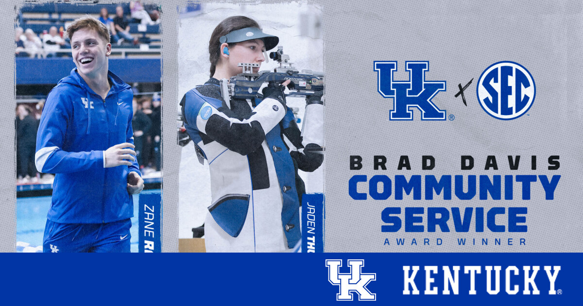 Thompson, Rosely Named Kentucky’s SEC Brad Davis Community Service Award Winners