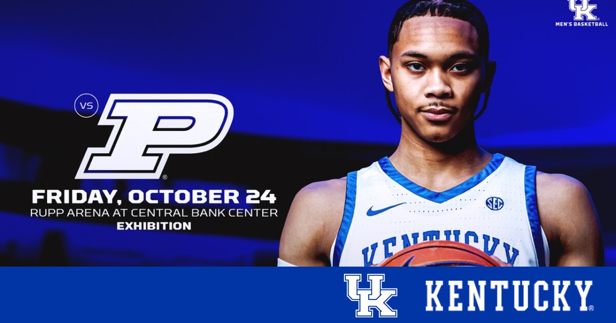 UK Set to Host Purdue in Exhibition Contest on Oct. 24