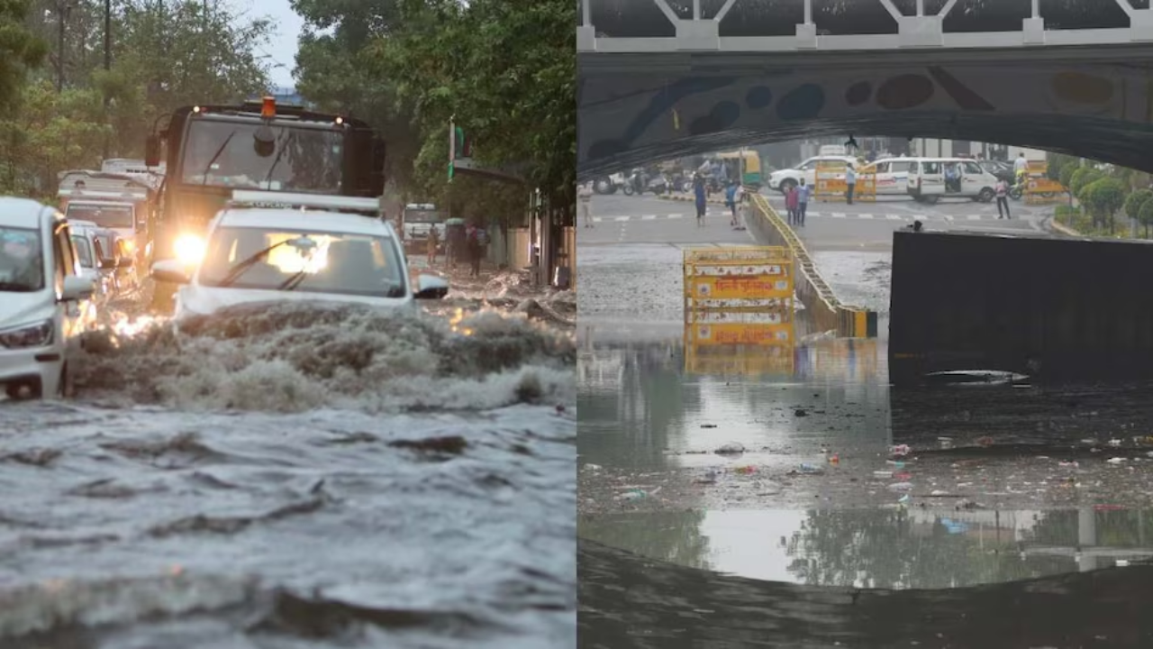 Noida News : Roads submerged in water and life disrupted in the first rain