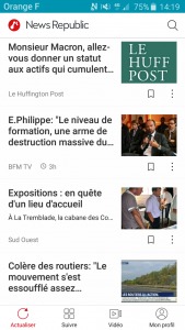 Une revue de presse efficace avec NewsRepublic