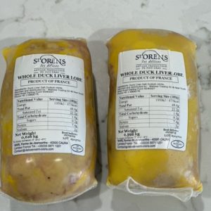 St Oren's Whole Duck Liver Foie Grais Lobe (France)