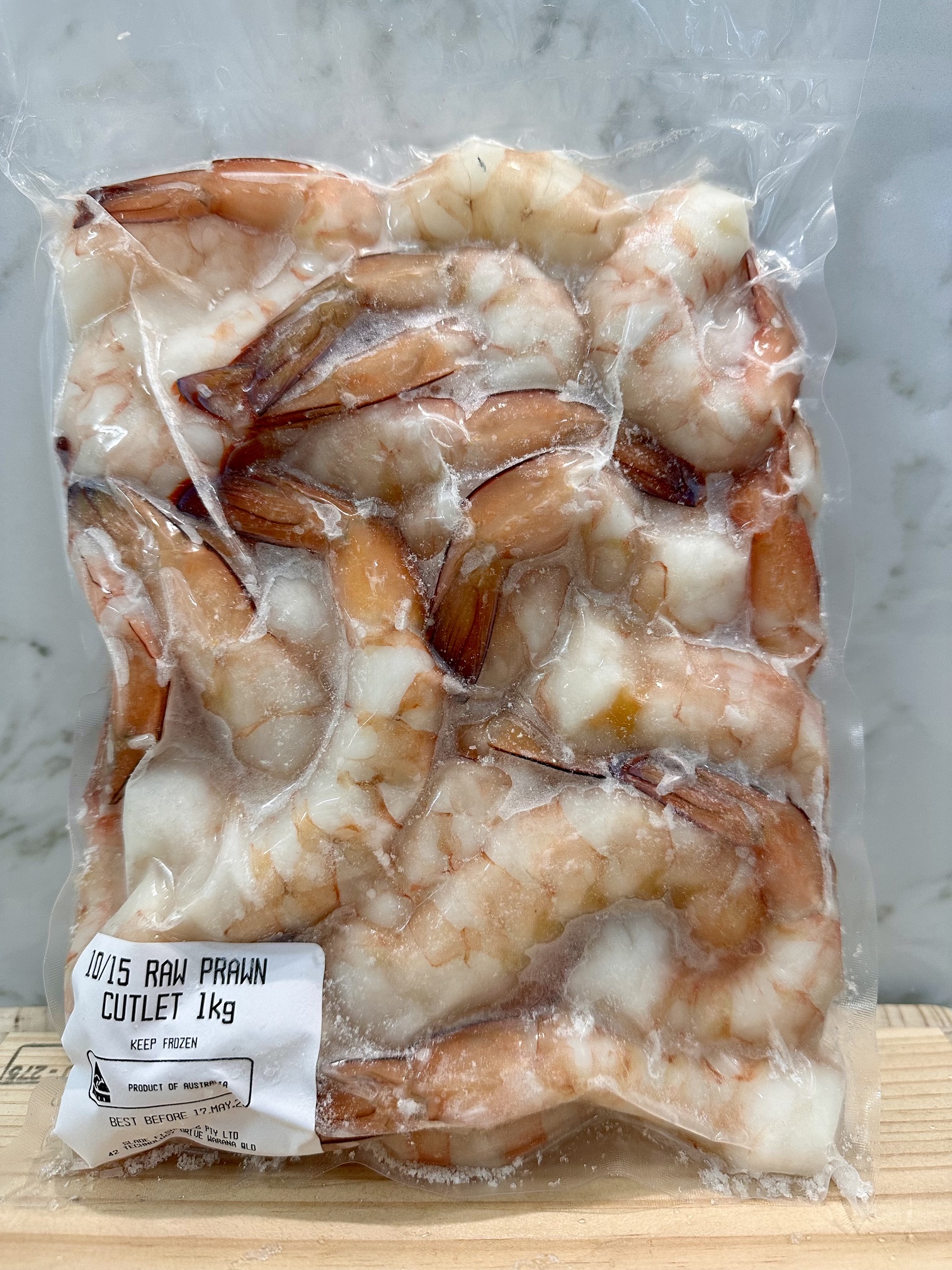 Wild Caught Ocean King Prawn Cutlets 10/15 (QLD)