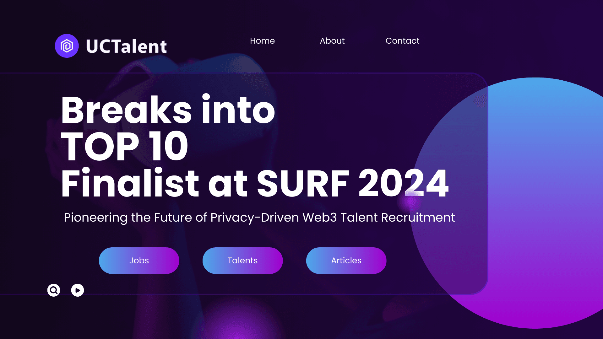 UCTalent Breaks into Top 10 Finalist at SURF 2024: Pioneering the Future of Privacy-Driven Web3 Talent Recruitment