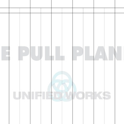 Phase Pull Planning Paper for Construction - Set of 4