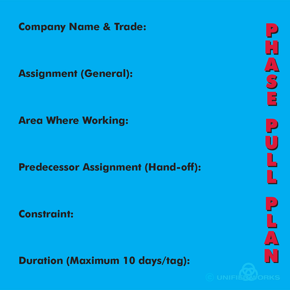 Sticky Pro Pull Refill Tags for Construction - Image 2