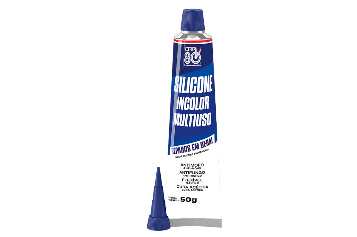 SILICONE ACETICO INCOLOR 50G CAR 80