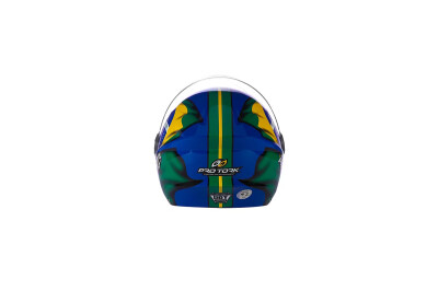 CAPACETE NEW LIBERTY THREE PATRIOTA TAM 56 AZUL/VERDE