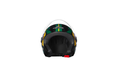 CAPACETE NEW LIBERTY THREE PATRIOTA TAM 58 PRETO/VERDE