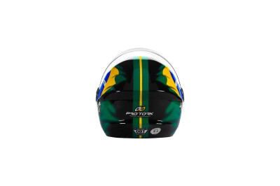 CAPACETE NEW LIBERTY THREE PATRIOTA TAM 60 PRETO/VERDE